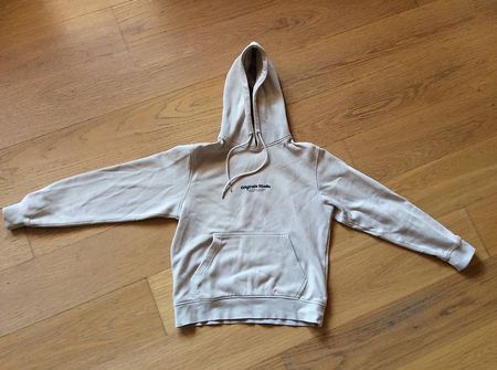 Jungs Hoody / Kapuzenpullover beige 13-14 Jahre / ca 146-52