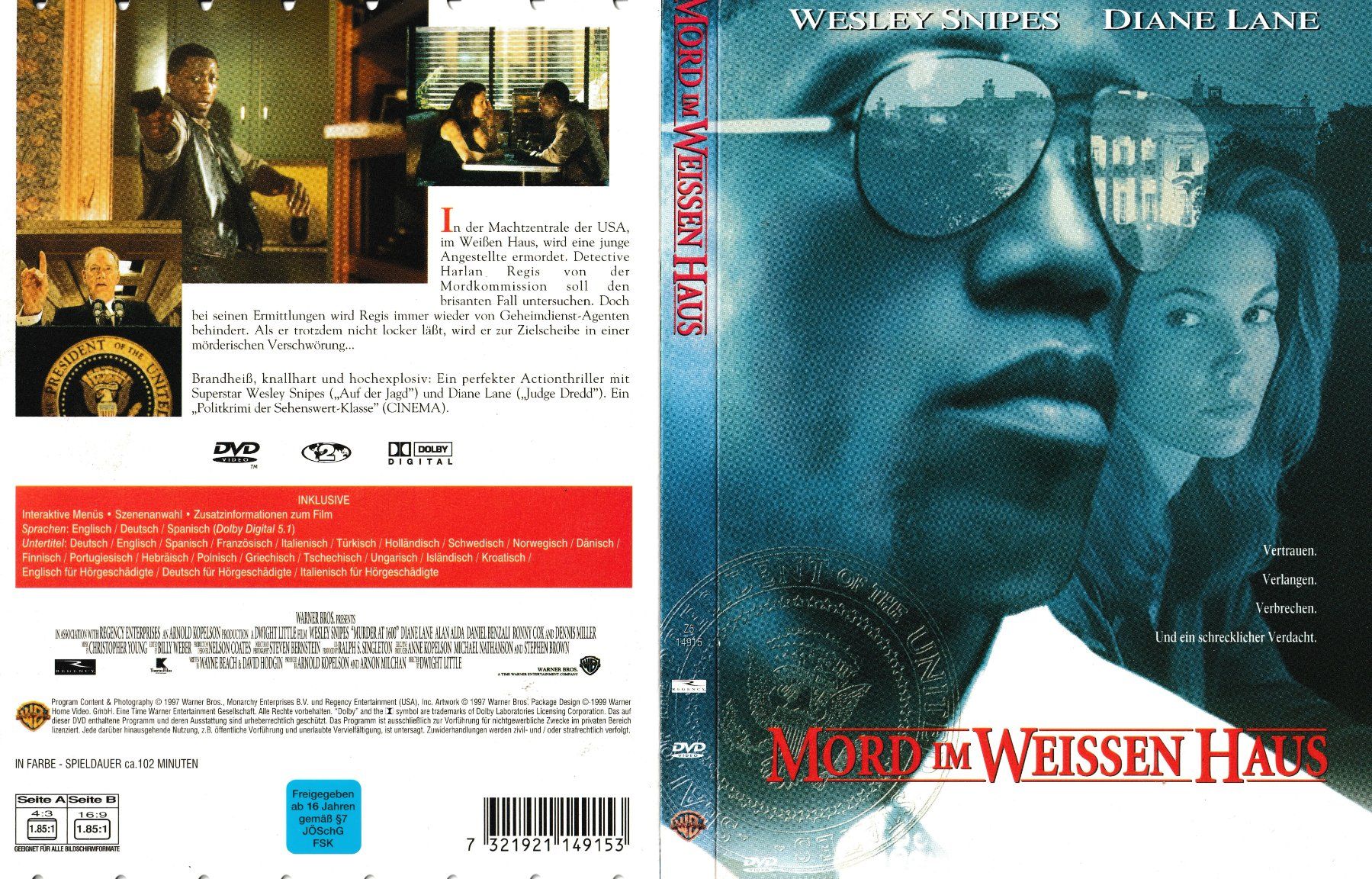 Tutti i DVDs: DVD - Mord im Weissen Haus – Usato da Langnau am Albis venduto da MediaRescuerKeLoX