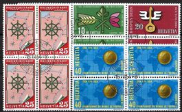 1954, WERBEMARKEN, SBK 316-319 x 4,  ET-0 BERN, GUMMI **, Ia