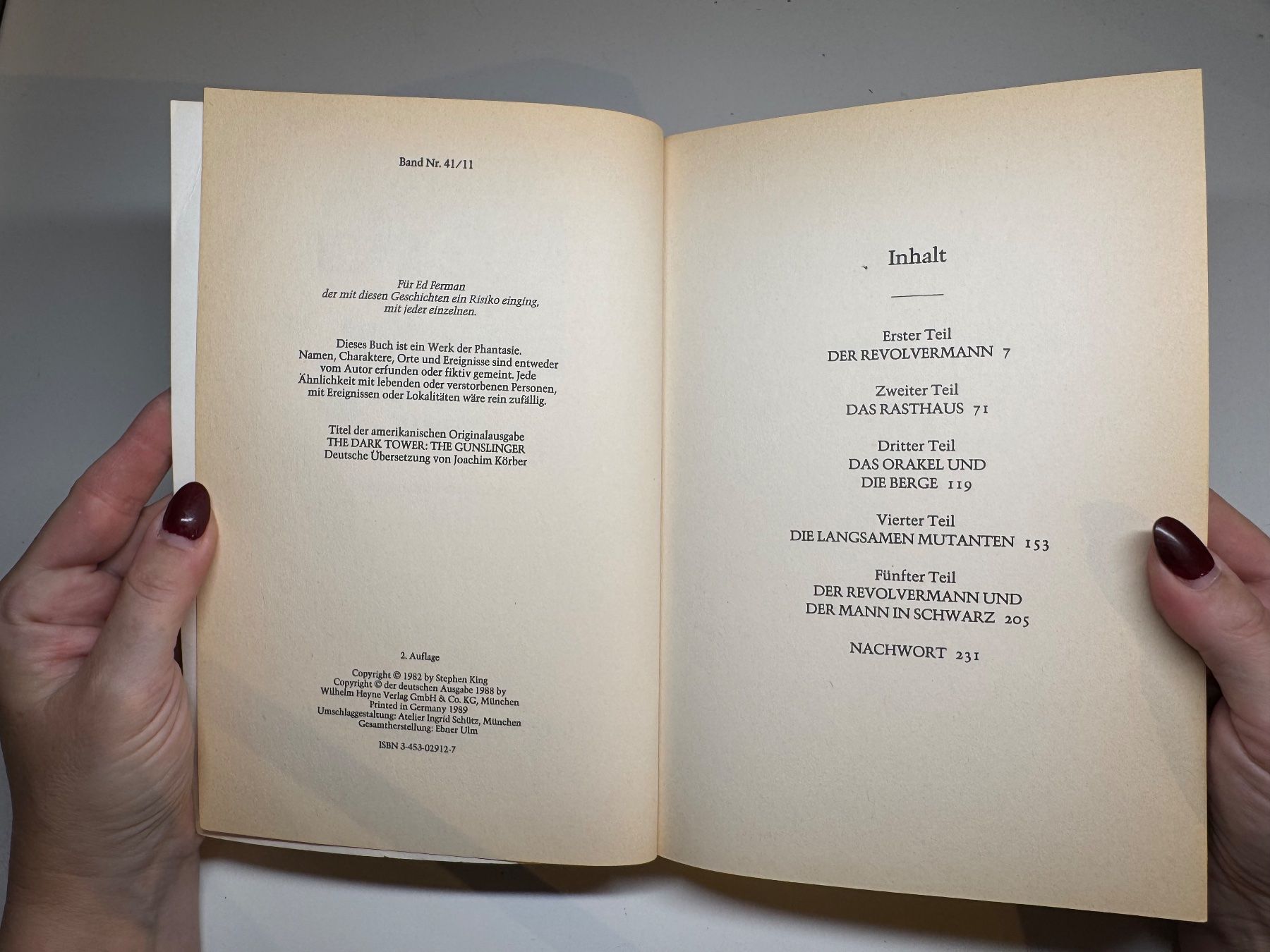 Libri: ROMAN: Stephen King, Schwarz – Usato da Grosswangen venduto da Deutsche_Romane 2