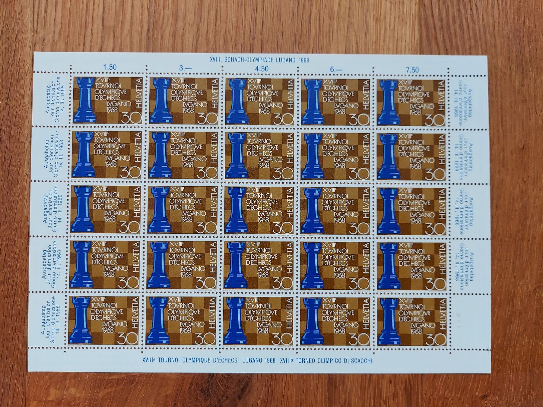 Tutti i francobolli: Postfrisch, gültige Schweizer Frankatur, Briefmarkenbogen – Nuovo e nell'imballaggio originale da Heiden venduto da ber_b77f