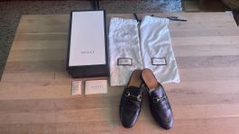 Gucci Princetown Horsebit Loafer Schwarz Gr. 38.5