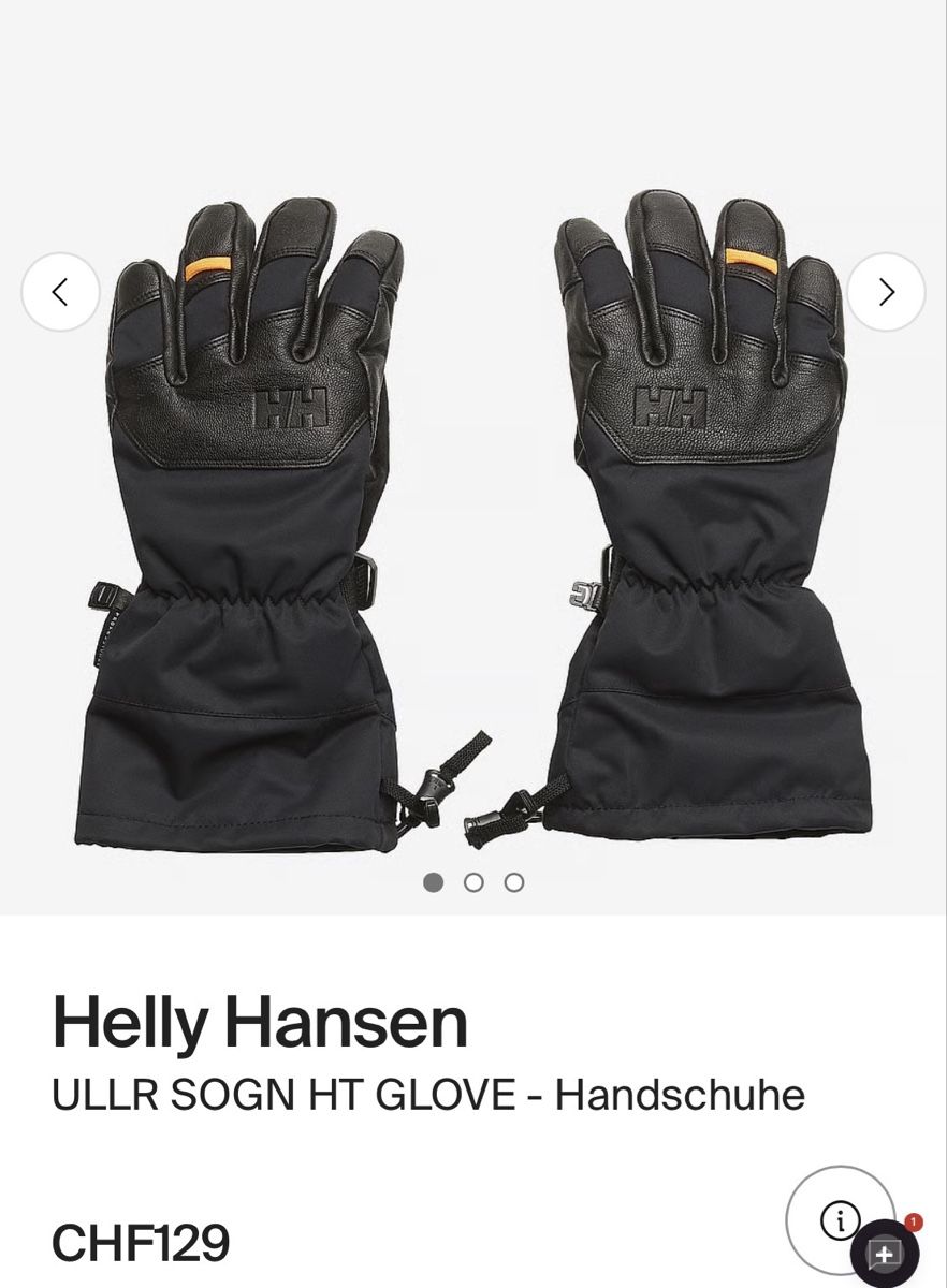 Helly Hansen Altri accessori da uomo: HELLY HANSEN Gloves HT size M – Nuovo (secondo la descrizione) da Le Châble VS venduto da sov_xt6l
