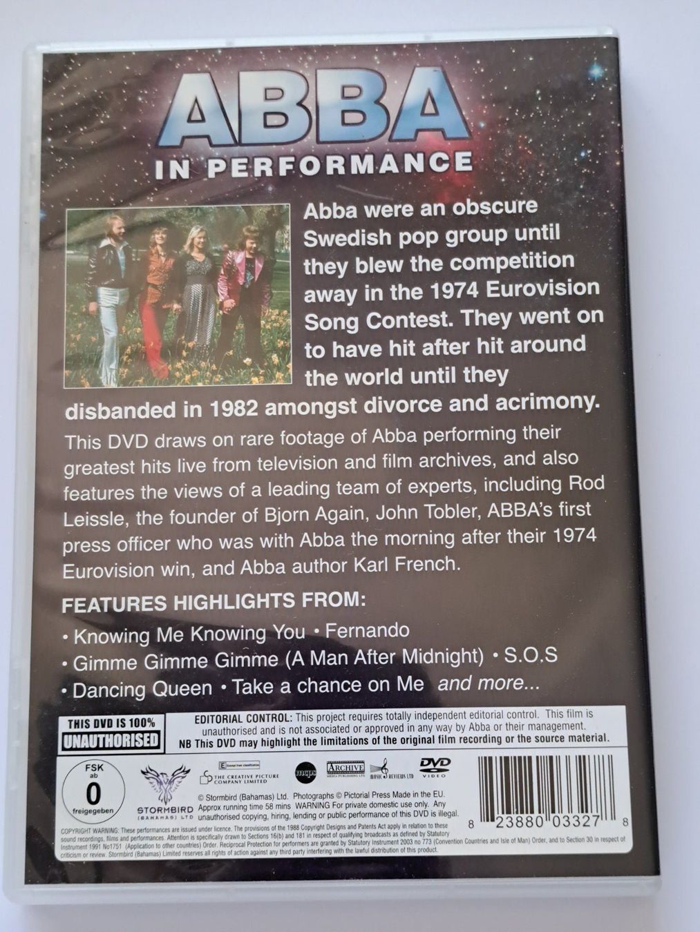 Tutti i DVDs: DVD ABBA in performance  – Usato da Pully venduto da bro_n52j 1