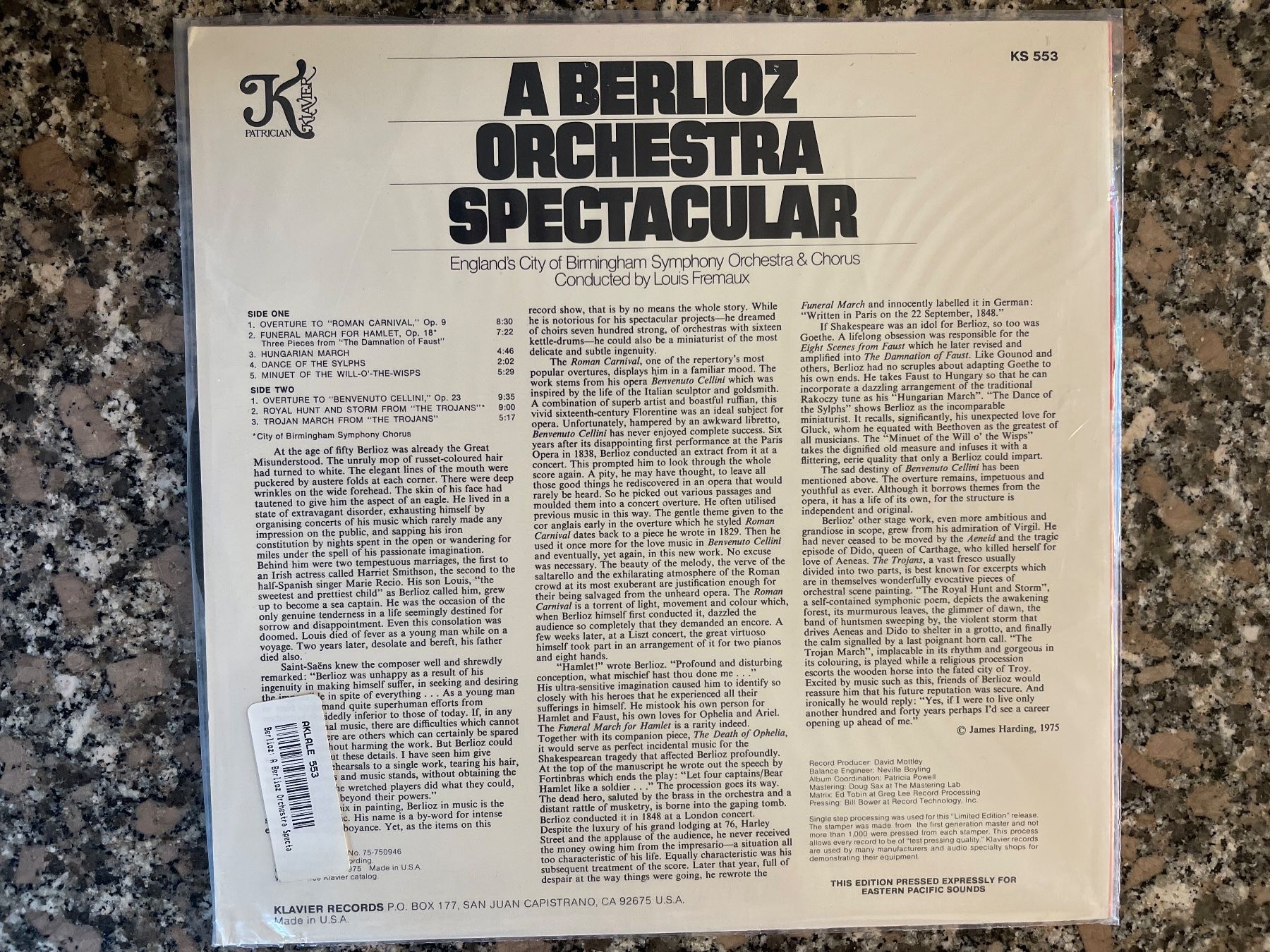 Schallplatten: S1680/Berlioz Orchester Spectacular – Gebraucht aus Frutigen von Philippe_jsp 1