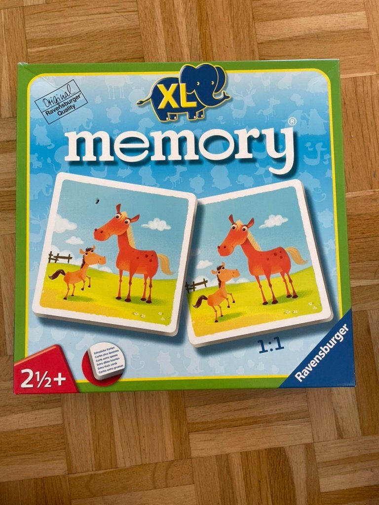 Ravensburger Spiele: XL Memory von Ravensburger 21122, top Zustand – Neu (gemäss Beschreibung) aus Weggis von Strassi8