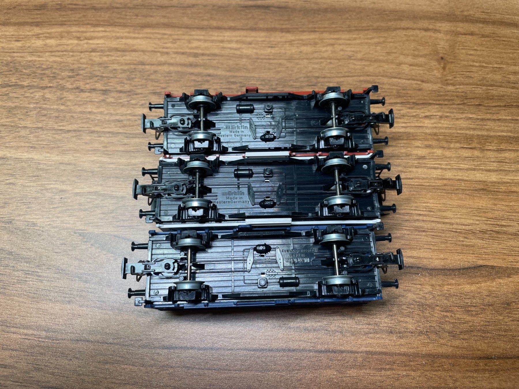 Märklin Modellini di ferrovie: Märklin 3 Stk. Güterwagen der SJ in DC – Usato da Villmergen venduto da Mfritz 2