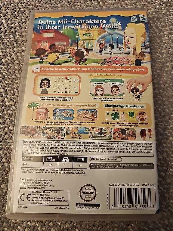 Nintendo Spiele: Tomodachi Life Nintendo Switch – Gebraucht aus Pieterlen von Saemelili 3
