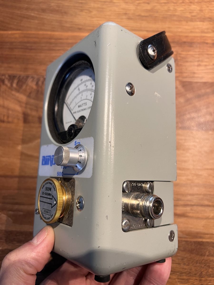 Misurare: 2 Stk. BIRD Wattmeter mit Ledertasche – Usato da Burgdorf venduto da HB9EHO 7