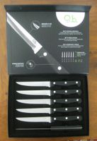 6 Steakmesser / Pizzamesser, rostfreier Stahl