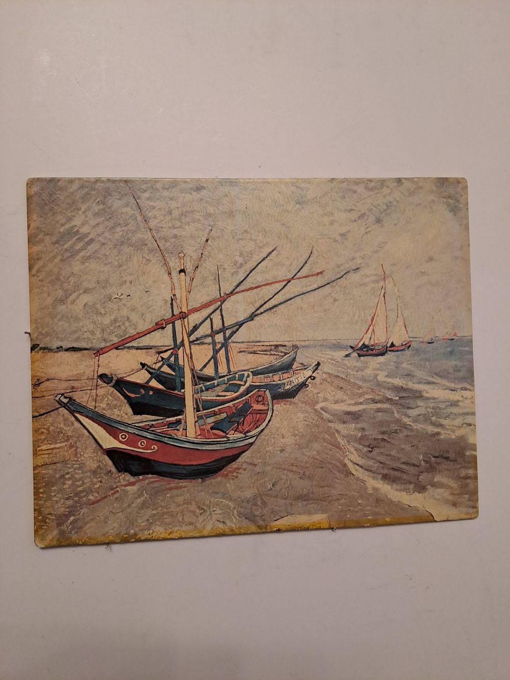 Foto & Immagini: Fischerboote am Strand von Vincent Van Gogh – Usato da Sedrun venduto da placi13.