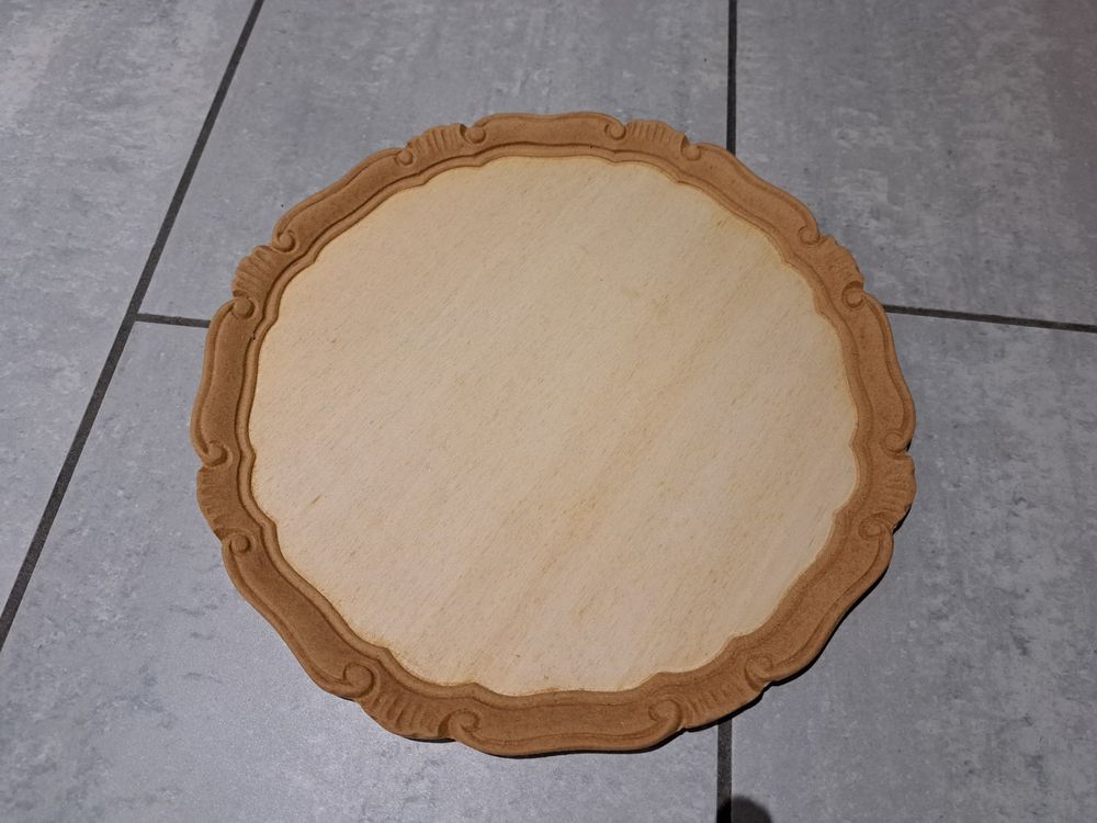 Tablet aus Holz und MDF Ø ca. 33cm NEU Kaufen auf Ricardo