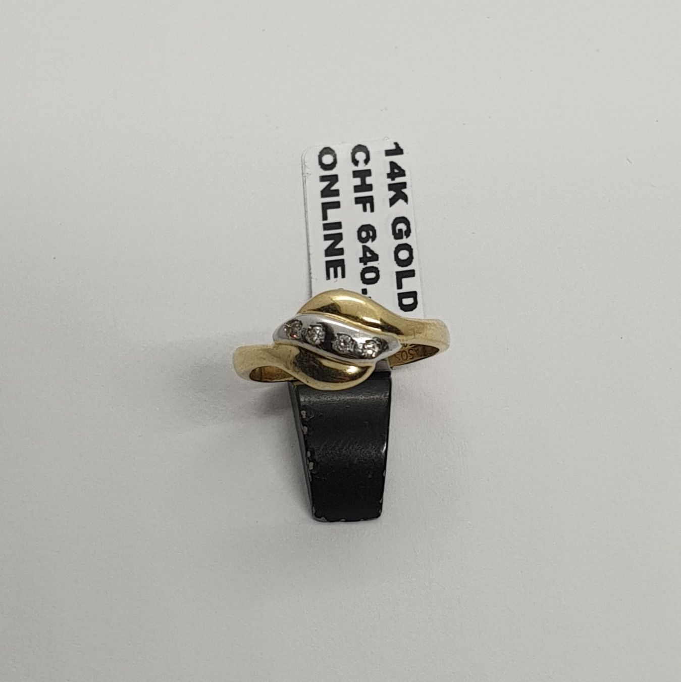 Anelli: Echt 14K Gold Ring – Usato da Luzern venduto da Luzern-Goldhaus