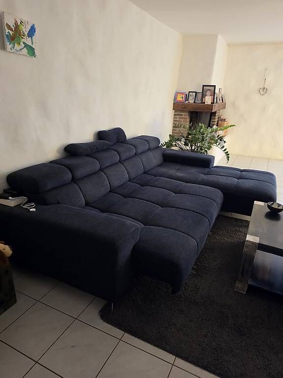 Sofas: Eckcouch zu verkaufen anthrazit Blau  – Gebraucht aus Niederglatt ZH von sma_ln6s 1