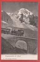 Wengeralpbahn mit Mönch  - ca. 1910