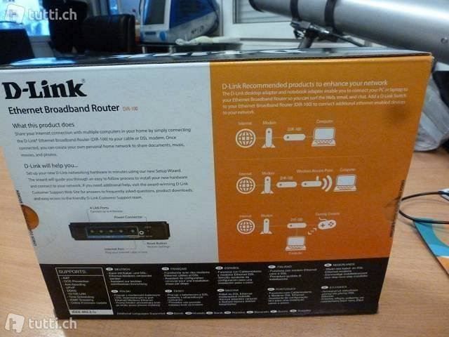 Modems & Router: D-LINK DIR-100 ETHERNET BROADBAND ROUTER – Neu und originalverpackt aus Emmen von newdeal1970 3