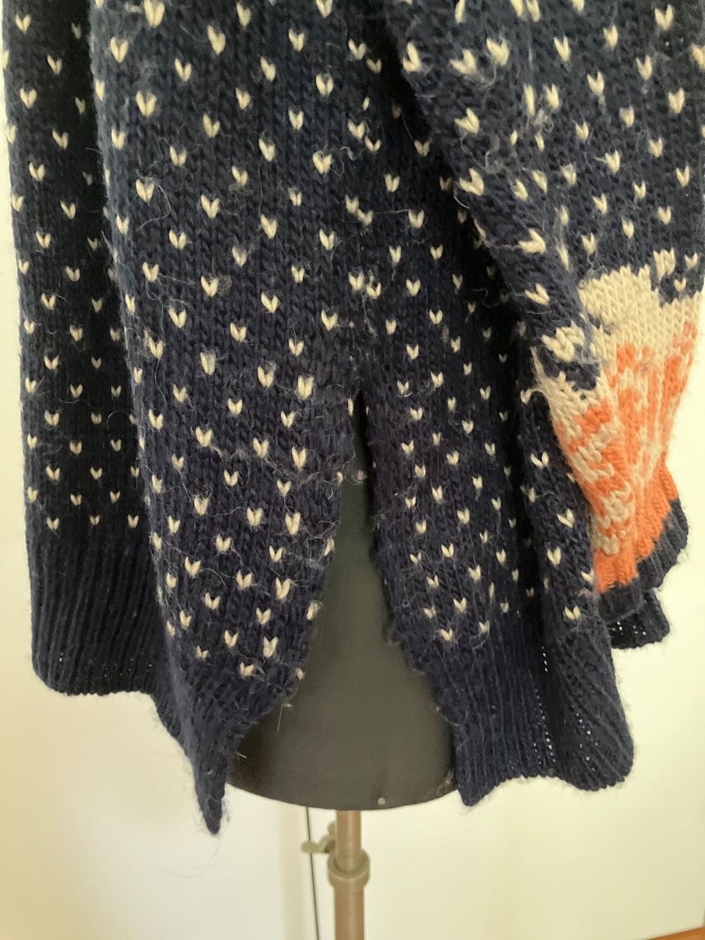 Maglioni & Felpe: Grobstrick Pullover blau gemustert – Usato da Lenzburg venduto da ann_8hmk 2