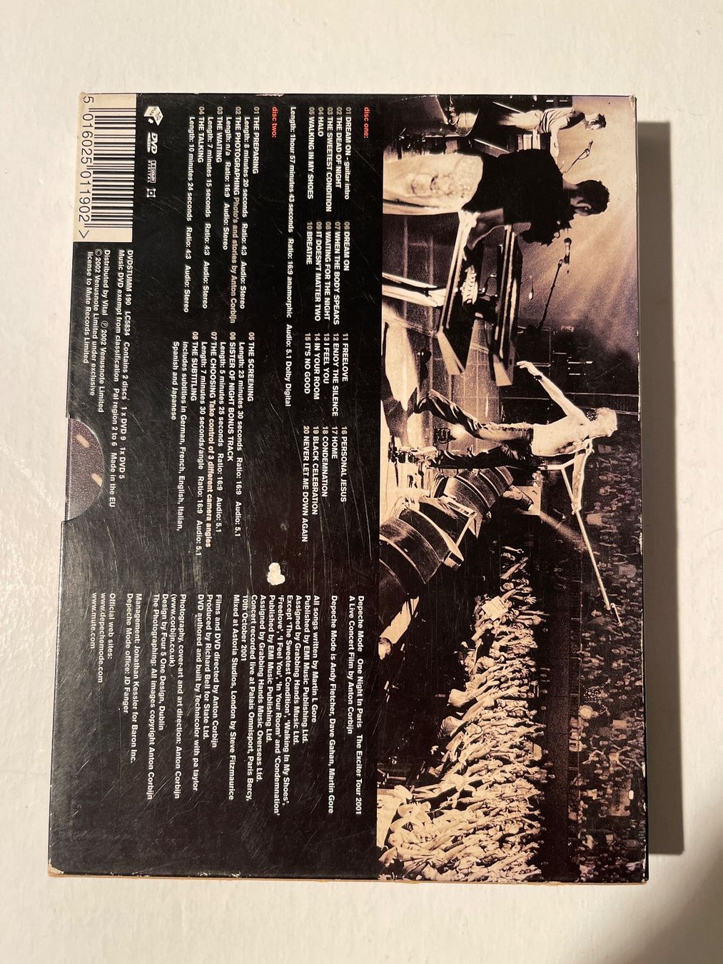 Depeche Mode „one night in paris“ Doppel-Set DVD (Gebraucht) in Thalwil ...
