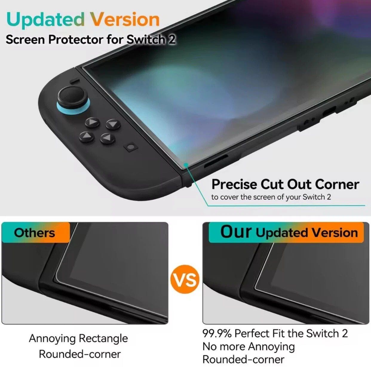 Retouches de peinture & films: für Nintendo Switch 2  Schutzglas Glasfolie – Neuf (Voir description) à Kirchdorf AG par Lionstein 1