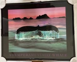 Whal-Bild "A Temperamentally Whale", neuwertig!