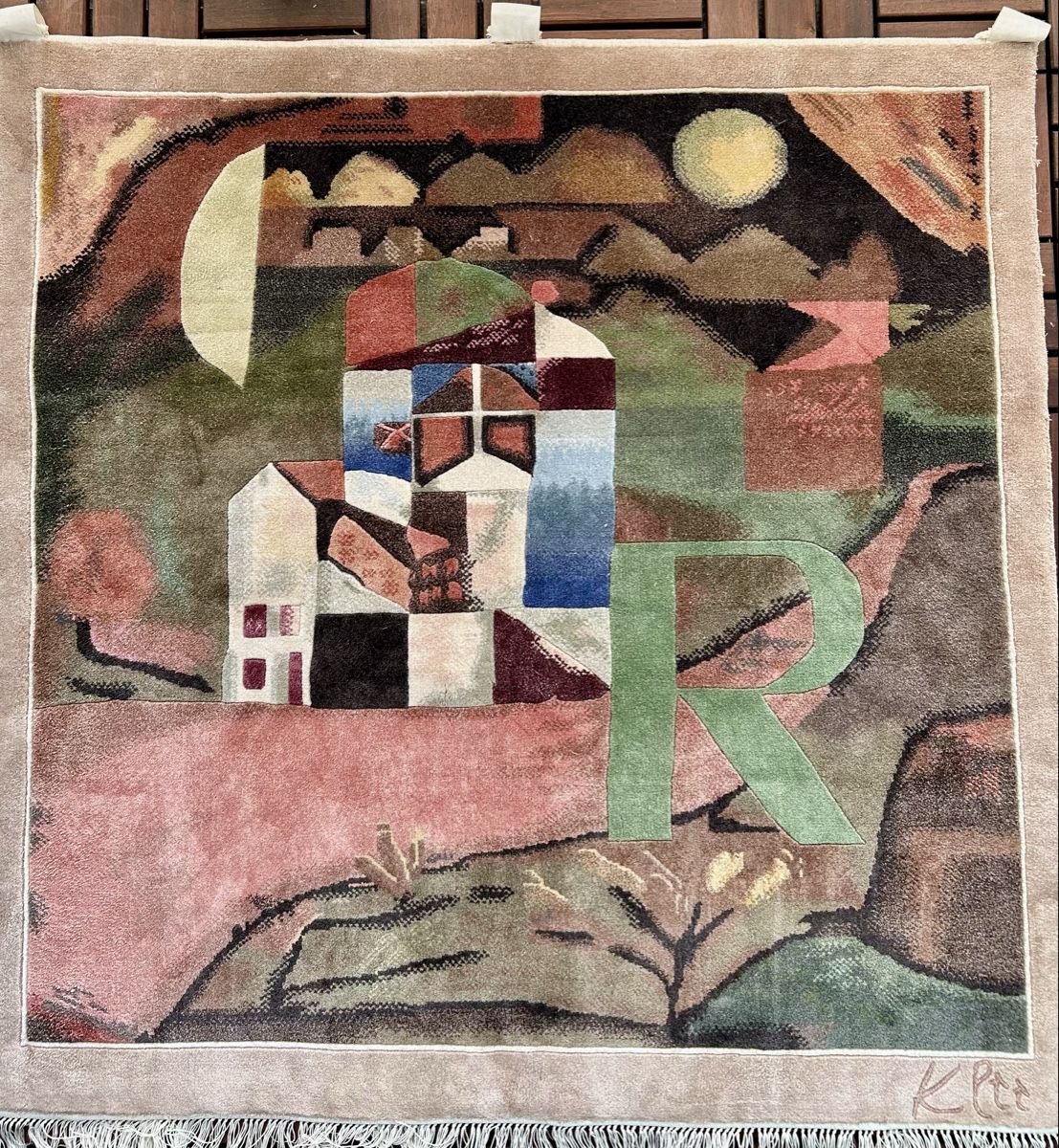 Tappeti: Paul Klee Wandteppich Villa R – Usato da Frauenfeld venduto da Colonia64
