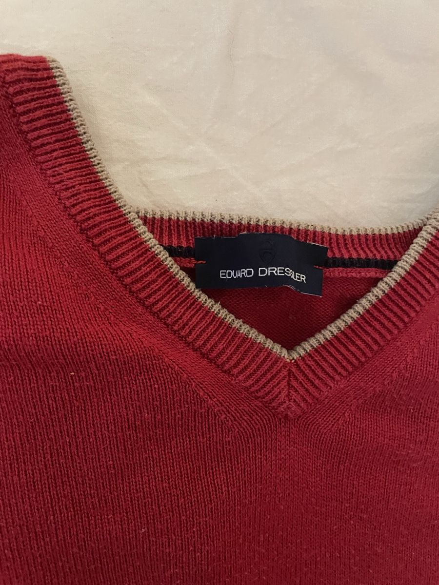 Pullover & Sweatshirts: Roter Herrenpullover von Eduard Dessler – Neu (gemäss Beschreibung) aus Jonen von vik_7rcj 1