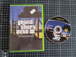 GTA 3 für XBOX mit Sammelplakat