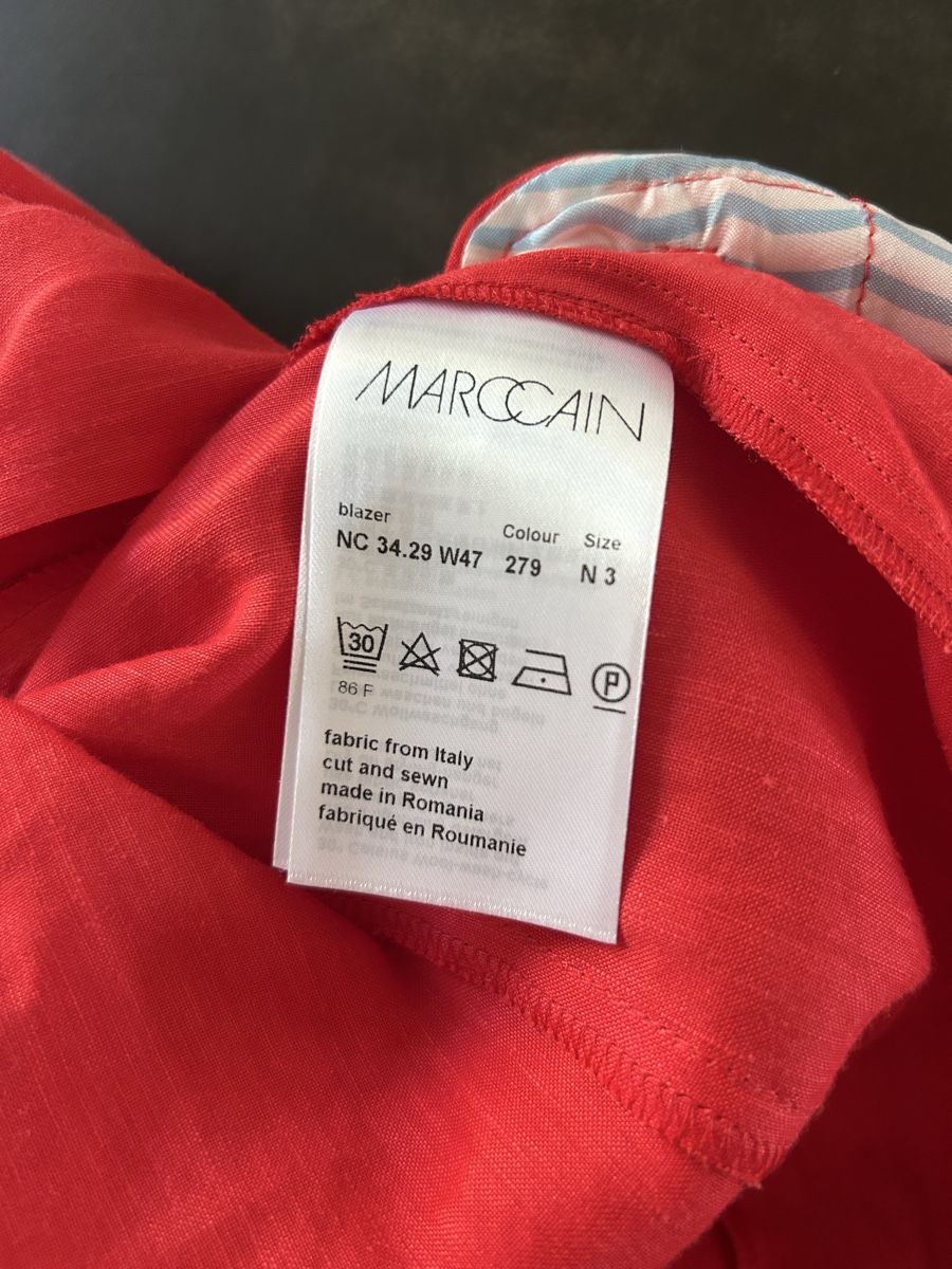 Marc Cain Giacche: Marc Cain Blazer rot Grösse N3 – Nuovo (secondo la descrizione) da Wettingen venduto da Trini16 3
