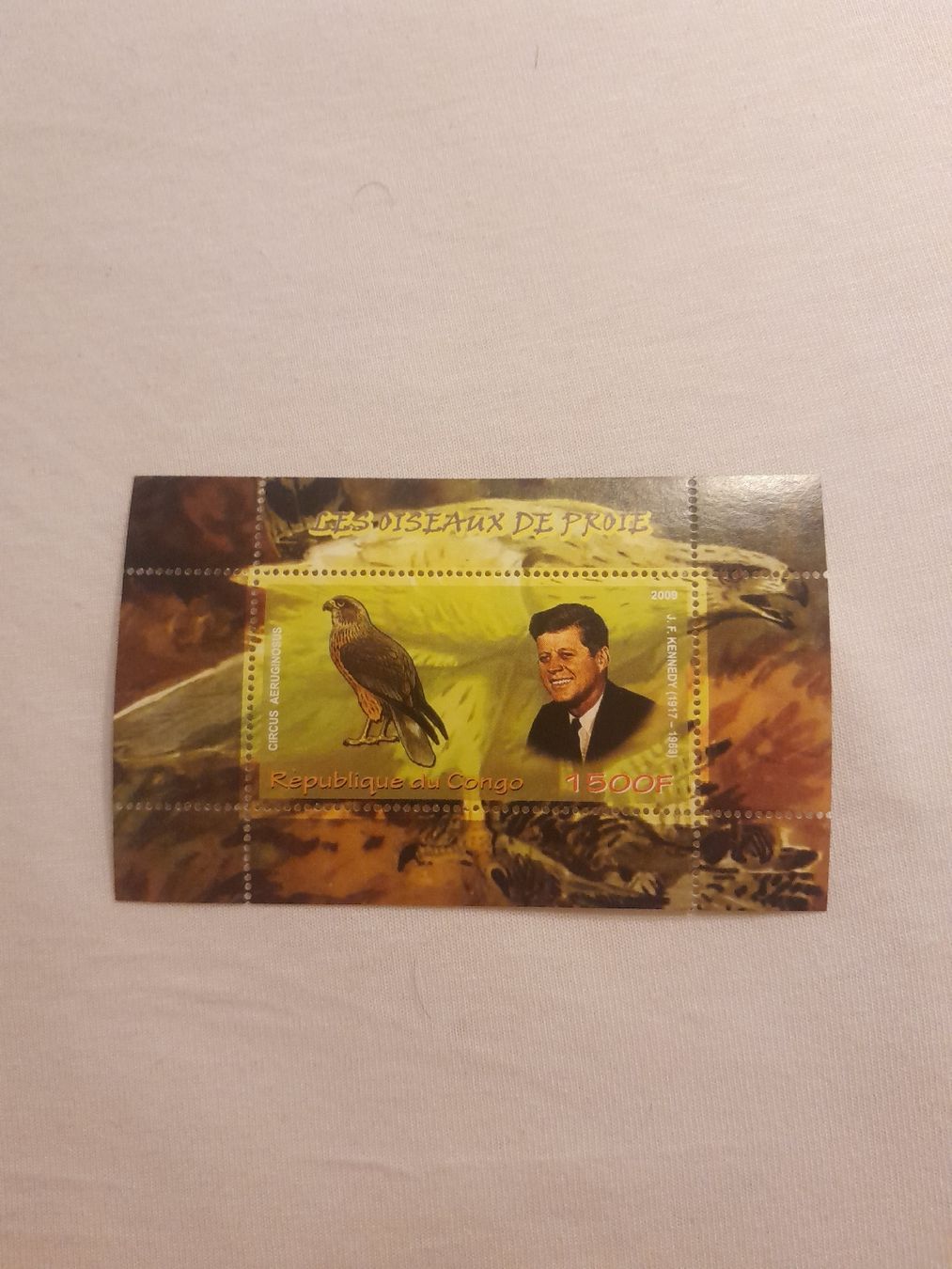 Alle Briefmarken: Timbre rare Congo "Oiseaux de proie" et Kennedy! 47 – Neu (gemäss Beschreibung) aus Marly von globetrotter1723