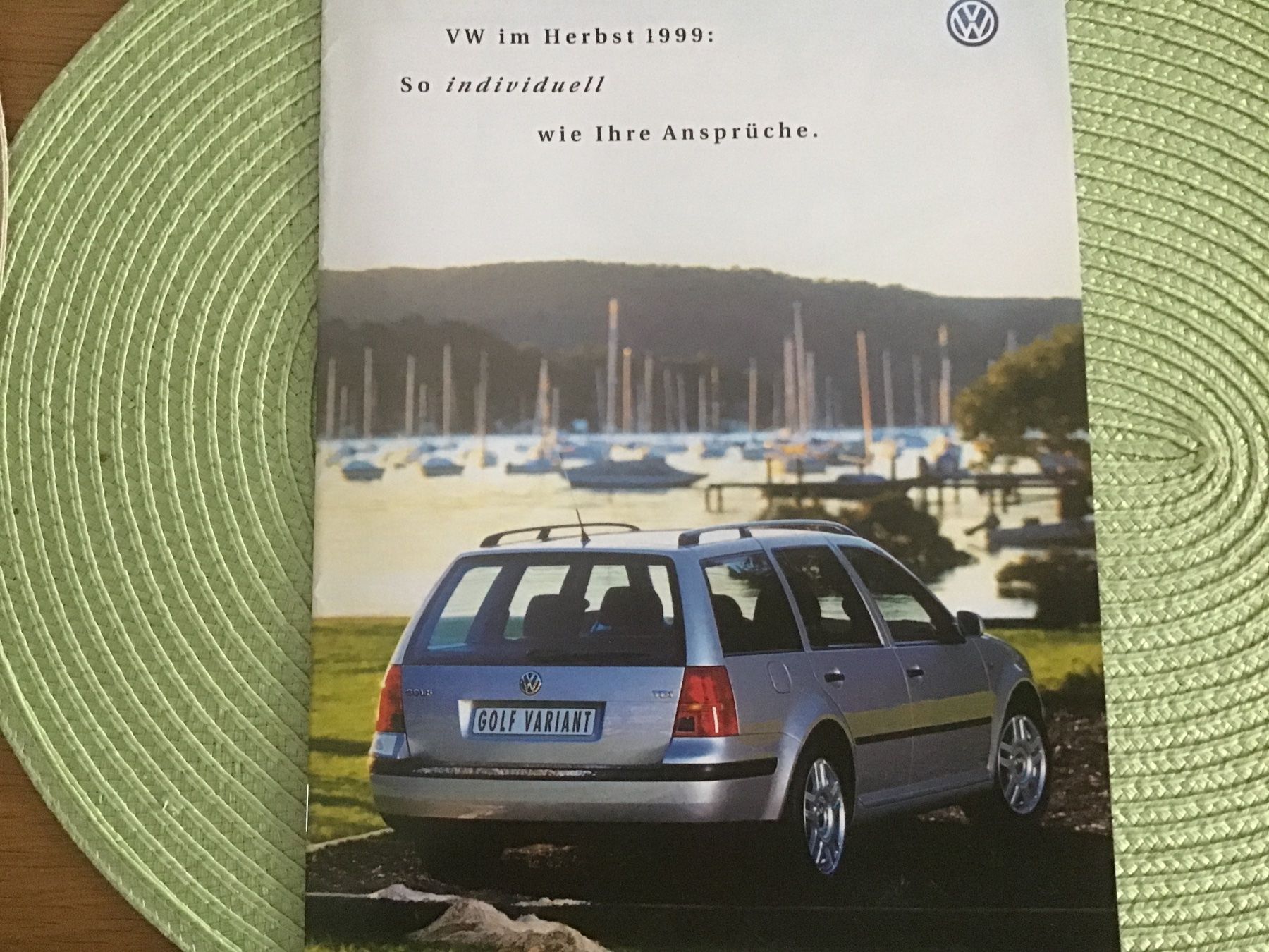 VW Dokumente: VW-Programm Verkaufsprospekt 12 Seiten 1999 – Gebraucht aus Scherzingen von Starseller62