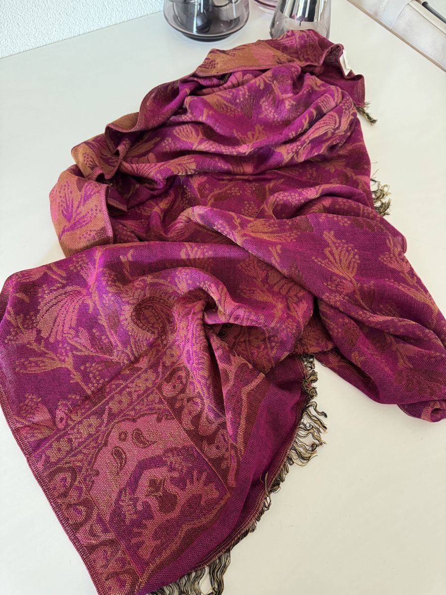 Foulard & Sciarpe: Wunderschöner Schal Pink/Goldtöne – Usato da Oberglatt ZH venduto da jul_nhy7 1