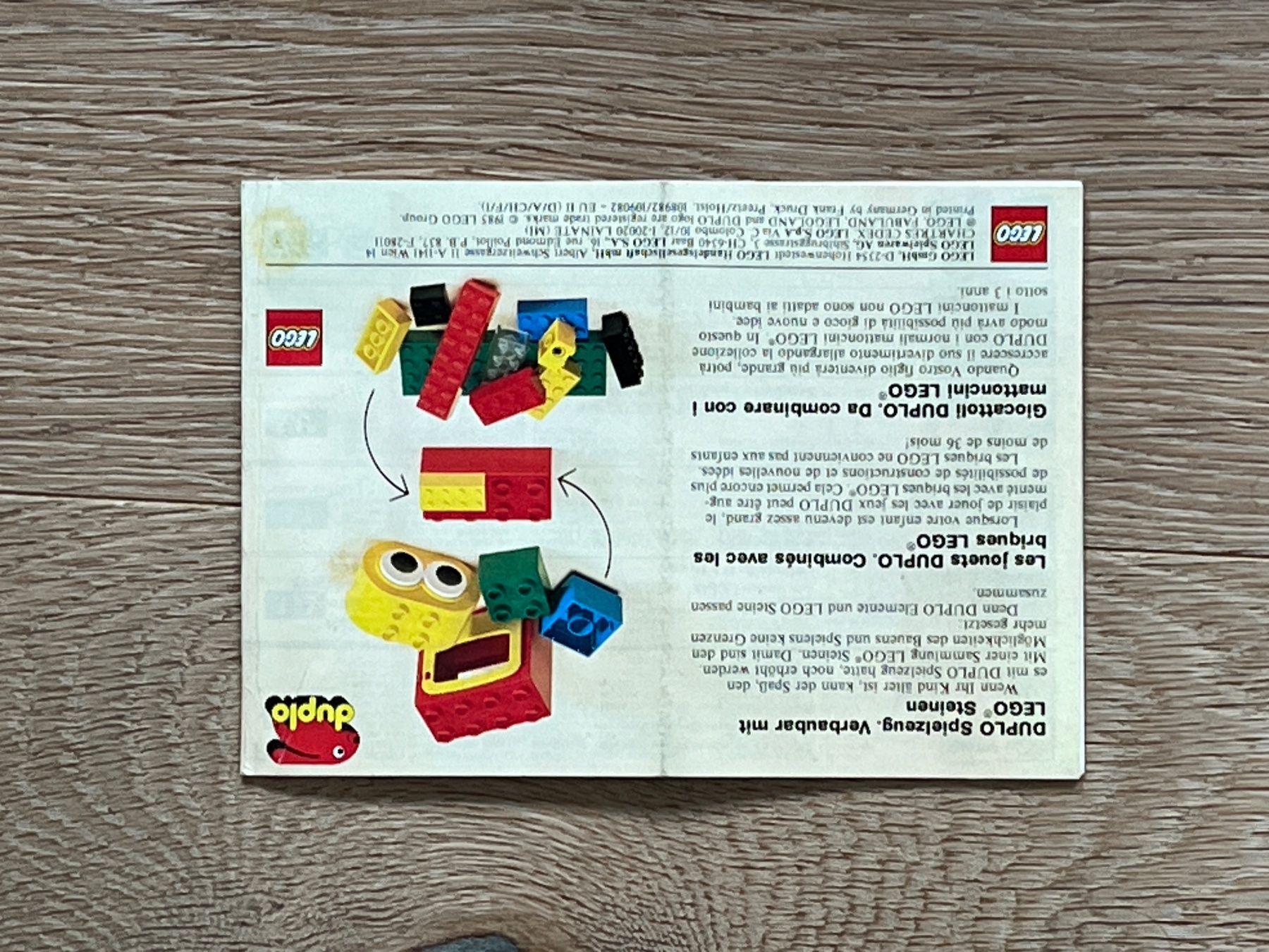 Lego Dokumente: Lego Duplo Prospekt von 1985 – Gebraucht aus Winterthur von Wusa01 4