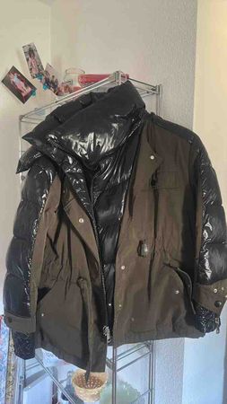 Moncler Daunenjacke schwarz oliv neuwertiger Zustand