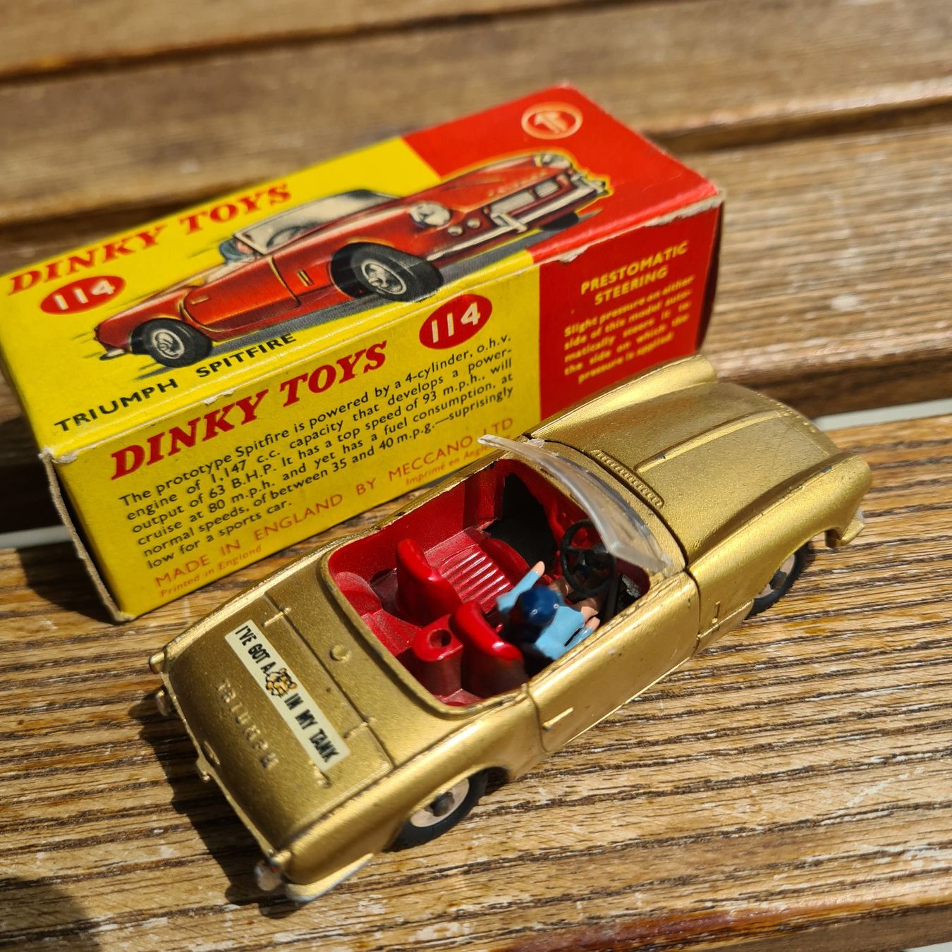 Dinky Toys Modellini d'auto: DINKY TOYS Triumph Spitfire 4 – Usato da Basel venduto da Solarbebop