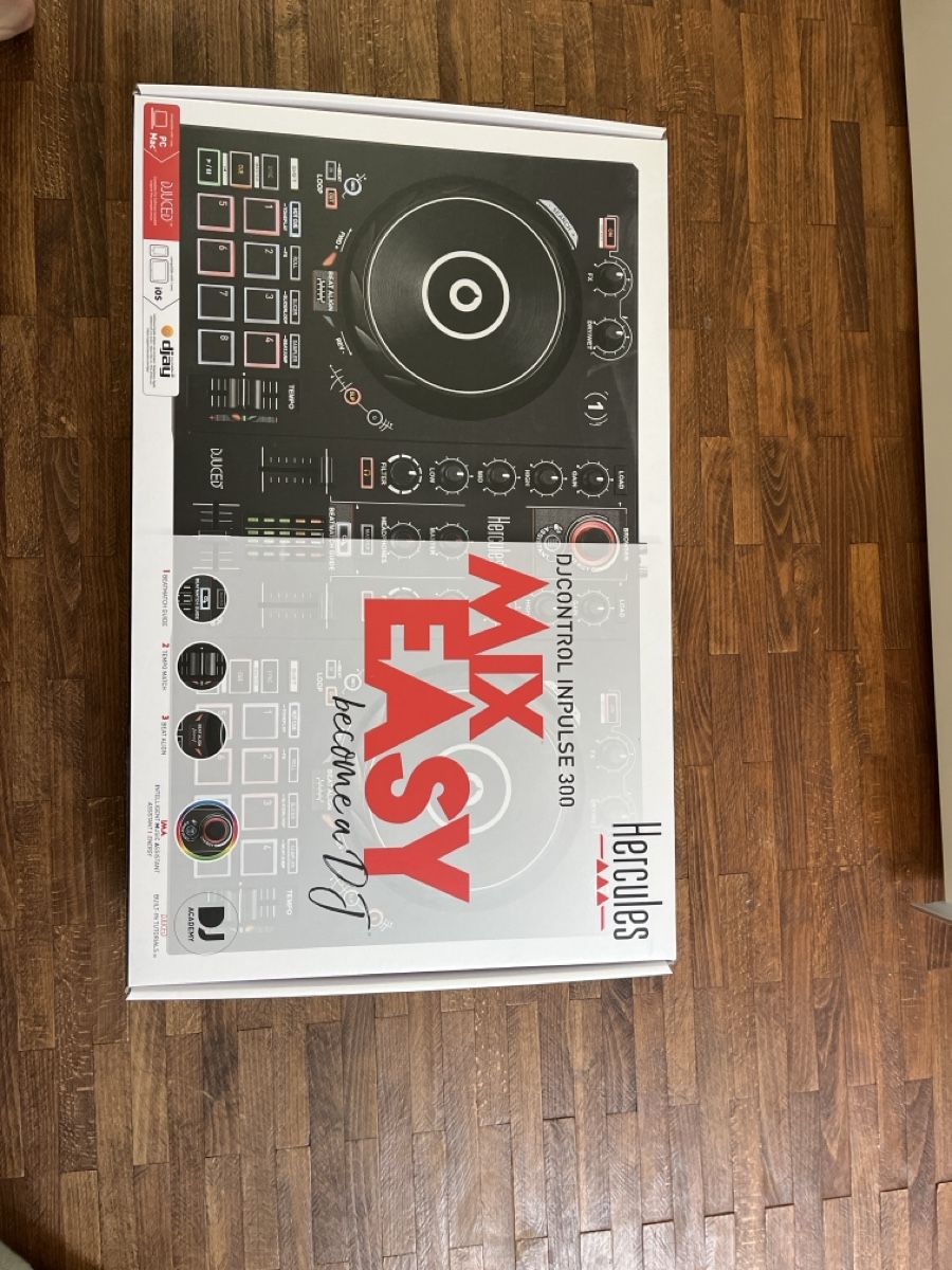 Hercules Console di mixaggio: DJControo Inpulse 300 Hercules – Nuovo e nell'imballaggio originale da Tumegl/Tomils venduto da anj_567v