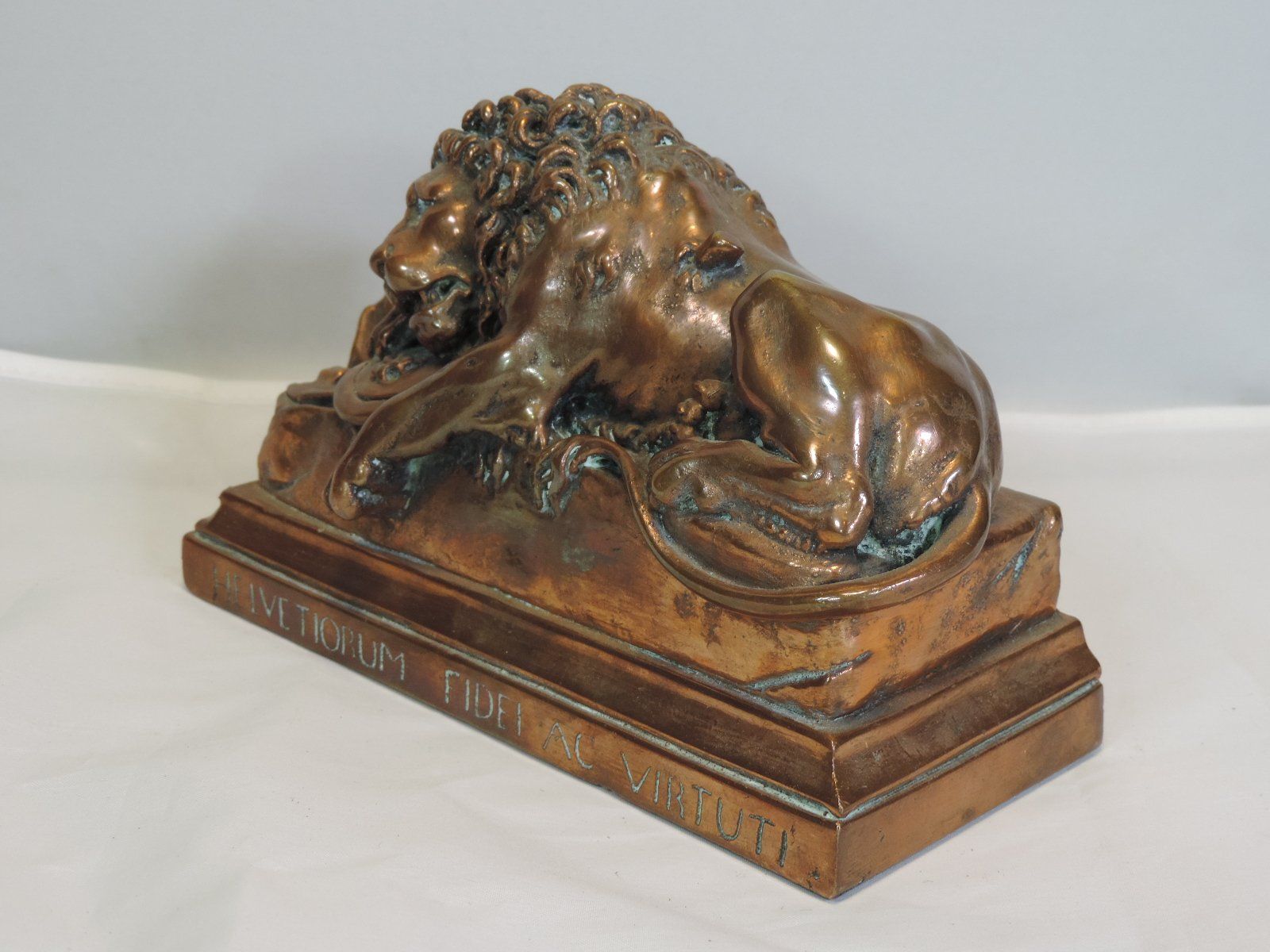 Statuette: Löwendenkmal Luzern, Löwen Figur – Nuovo (secondo la descrizione) da Duggingen venduto da doogbua 3