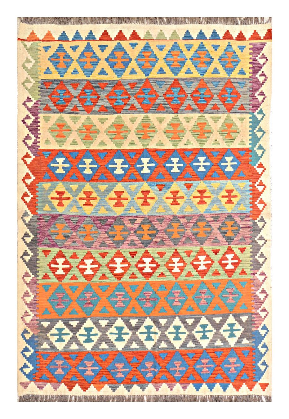 Kelim Tappeti: Oriente Kelim Teppich 200x300 cm – Nuovo e nell'imballaggio originale da Lahore venduto da Fairways79 4