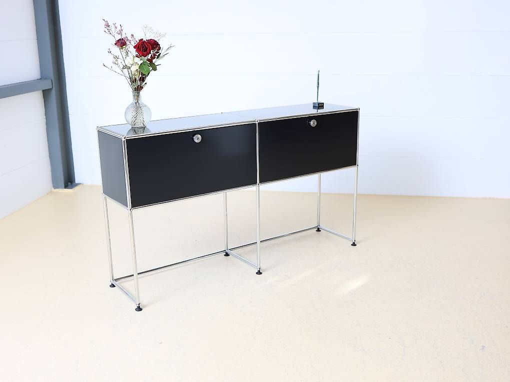 USM Cassettiere: USM Haller Sideboard in Schwarz – Usato da Meinisberg venduto da atelier_TILIJA 1