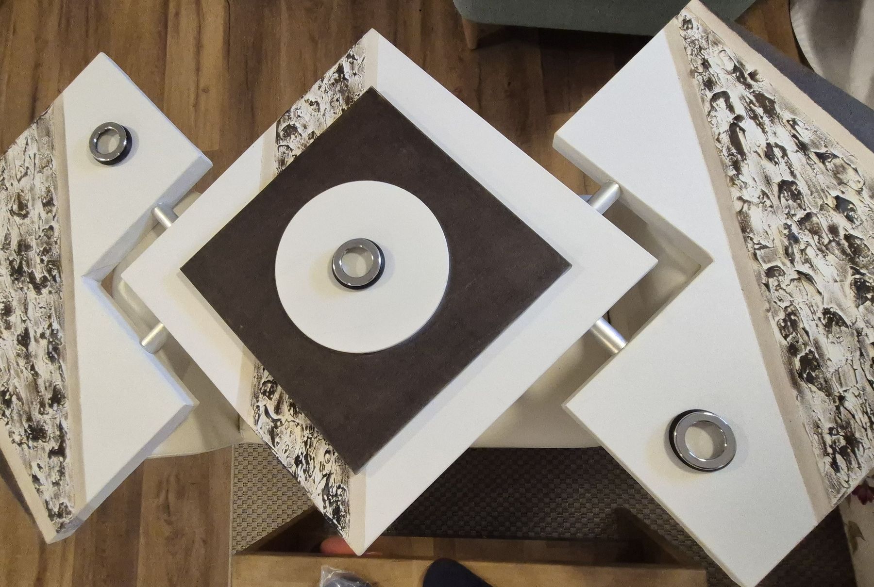 Foto & Immagini: Wandbild Kunstobjekt modern geometrisch – Usato da Effretikon venduto da The_good_stuff