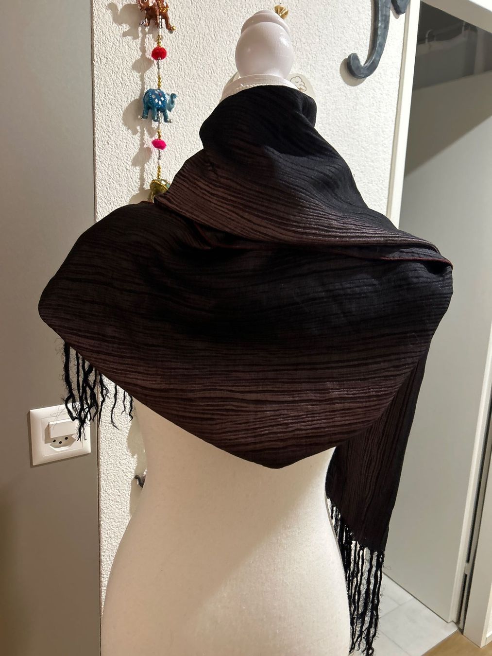 Foulards, Tücher & Schals: Mehrfarbiger Schal  ca.172x32 cm – Gebraucht aus Brunnen von Nala2929 3