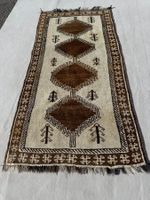 Gabbeh 212x110cm Teppich handgeknüpft sauber
