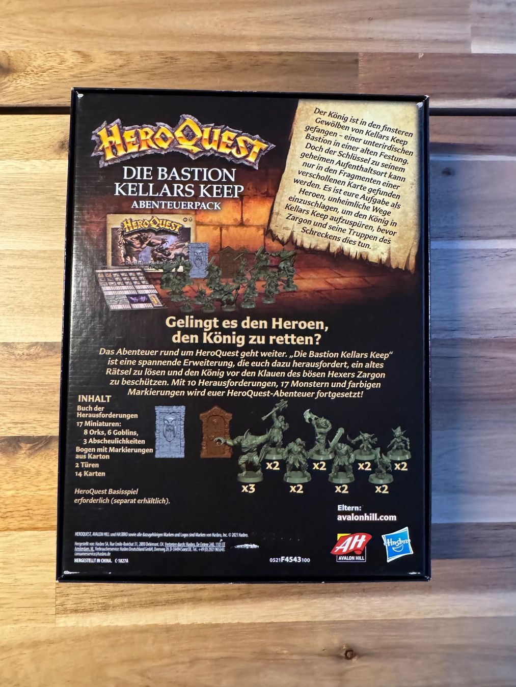 Hasbro Spiele: HeroQuest: Die Bastion Kellars Keep – Neu (gemäss Beschreibung) aus Ostermundigen von SecondHandster 1