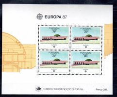 Azoren 1987 Europa-Cept Block Nr. 8 **