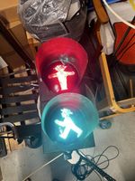 Originale Vintage Ampel aus Berlin Lampe