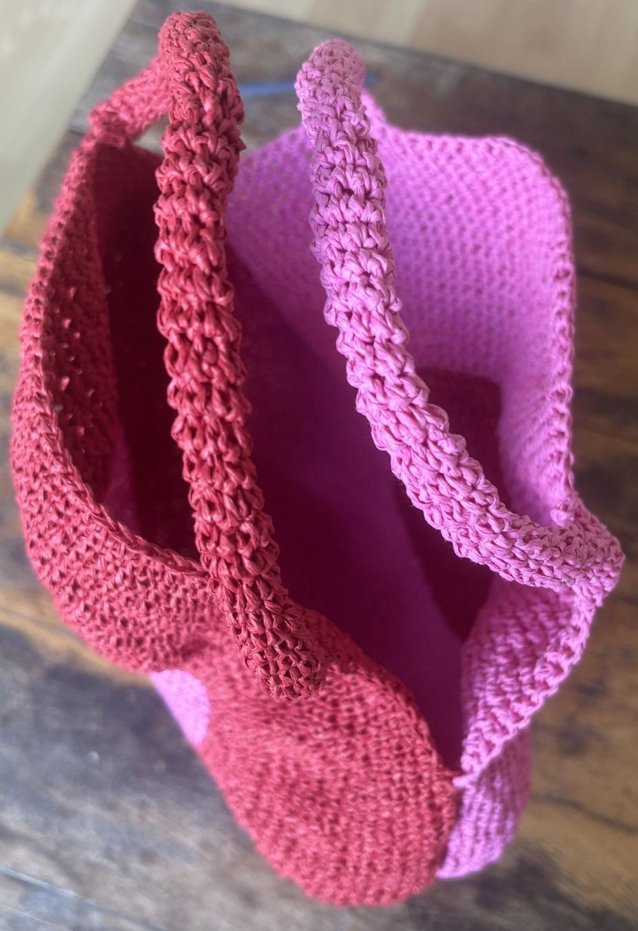 Borse da donna: RAFIA-BAG EN CROCHET HANDMADE! PIÈCE UNIQUE – Nuovo e nell'imballaggio originale da Locarno venduto da NicoNion 5