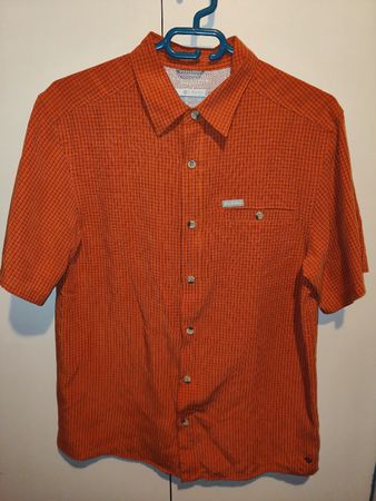 Columbia Outdoorhemd (S) UV-Schutz atmungsaktiv Orange