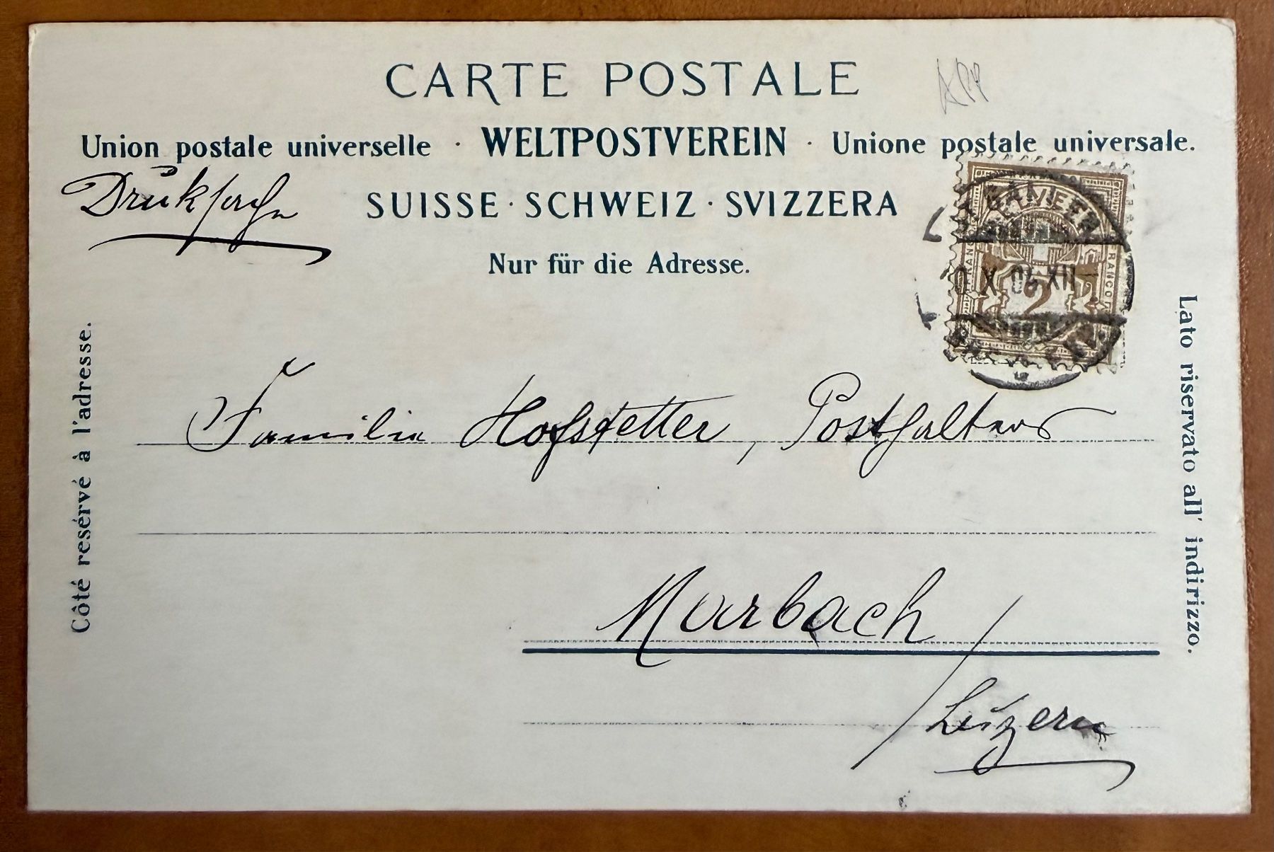 Cartoline postali: Aescher beim Wildkirchli 1907 – Usato da Lutry venduto da Ediego 1