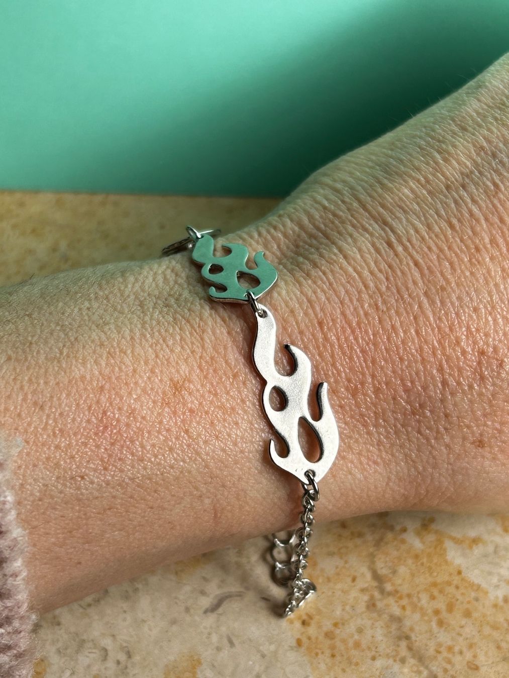 Bracciali & Braccialetti: Armketteli FEUERFLAMME (max. 19cm) – Usato da Laufen venduto da Bellavitaboom