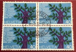 4 er Block Nr.508 mit Stempel