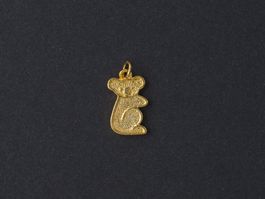 Kleiner Koalabär Anhänger, goldfarben